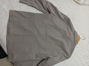 無(wú)印良品（MUJI） 男式 彈力 雙排扣 夾克 男士外套春秋款 男裝西裝小西服AD0V9A4S 淺灰棕色 M(170/92A) 曬單實(shí)拍圖