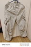 乖妮貓（GUAINIMAO）童裝女童工裝闊腿褲夏裝兒童褲子2025新款韓系中大童休閑褲薄款潮 卡其色 170 碼 曬單實(shí)拍圖