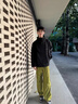 IZEXX美式戶外男士沖鋒工裝防潑水山系傘兵寬松運動休閑褲IZ92芥末黃L 曬單實拍圖