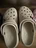 crocs卡駱馳厚底云朵洞洞鞋七夕禮物|206750 骨白色-2Y2 35(220mm) 曬單實(shí)拍圖
