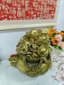 天祥緣 銅福袋聚寶盆擺件招聚代代有錢(qián)存錢(qián)罐家居財客廳辦公室裝飾大號 30號元寶聚寶盆 曬單實(shí)拍圖