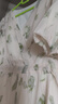 衣香麗影優(yōu)雅碎花連衣裙夏款V領(lǐng)減齡裙子 米色花料 L 曬單實(shí)拍圖