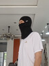 匹克防曬頭套面罩男女薄款透氣全臉遮陽護(hù)頸釣魚騎行臉罩套頭帽 黑色 曬單實(shí)拍圖