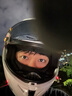 GSBgsb頭盔361GT摩托車(chē)頭盔大尾翼男全盔男女通用頭盔四季仿賽機車(chē)盔 珍珠白配透明鏡片+順豐快遞 XXXL（建議60-61頭圍） 曬單實(shí)拍圖
