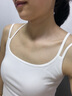 內(nèi)茵夏季涼感背心女士白色帶胸墊一體2025新款內(nèi)搭美背外穿薄上衣 曬單實(shí)拍圖