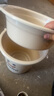 茉茗水桶臉盆倆件套學(xué)生宿舍洗衣桶手提式加厚組合裝洗澡桶清潔桶 【米色】組合裝-雙耳臉盆+水桶 曬單實(shí)拍圖
