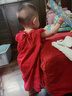G.DUCKKIDS女童連衣裙夏2025夏裝鏤空韓版公主洋氣兒童寶寶純色純棉背心裙子 紅色 有點(diǎn)浮色 100 cm 曬單實(shí)拍圖