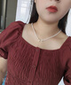 伊燦施家蝴蝶結(jié)小米珠仿珍珠項鏈女小眾高級感鎖骨鏈2025新款爆款頸鏈 施家蝴蝶結(jié)小米珠珍珠項鏈 曬單實拍圖