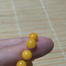 正河珠寶蜜蠟滿蠟圓珠創(chuàng)意DIY串款手鏈 配海藍寶 曬單實拍圖