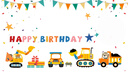 酷依寶汽車主題兒童周歲生日裝飾男孩寶寶氣球派對場景布置電視投屏背景 曬單實拍圖