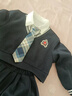 G.DUCKKIDS童裝女童春秋套裝兒童衣服中大童春裝學(xué)院風(fēng)百褶裙兩件套女孩服裝 套裝【送領(lǐng)帶】 130 建議120-130cm7-8歲 曬單實(shí)拍圖