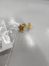 周六福黃金耳釘女足金999花卉耳飾耳針 計(jì)價(jià) 2.23g 曬單實(shí)拍圖