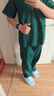 嘉獅刷手服短袖手術(shù)衣女醫生洗手服男醫生工作服口腔牙科手術(shù)工作套裝 【京倉直發(fā)】男款綠色短袖套裝 M （女款160-165，男款170-175） 曬單實(shí)拍圖