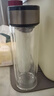 【?京東物流配送】高硼硅雙層玻璃杯大容量泡茶杯水杯子茶水分離 【雙層加厚】茶杯 350ml 1只 曬單實(shí)拍圖