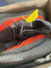 阿迪達斯Yeezy350夏日透氣男鞋灰橙椰子休閑鞋GW1229 38 曬單實拍圖