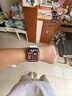 Apple/蘋果 Watch Series 10智能手表蜂窩款46毫米玫瑰金色鋁金屬表殼淡桃粉色運(yùn)動(dòng)型表帶S/M MWYM3CH/B 曬單實(shí)拍圖