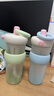 BABLOV花伴森水杯女 高顏值大容量tritan塑料杯 學(xué)生吸管杯茶水分離杯子 曬單實(shí)拍圖