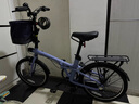 迪卡儂自行車車筐前筐前車把非折疊藍(lán)城市車籃子前車筐OVB2 20寸超輕折疊式自行車車筐架 曬單實拍圖