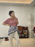 萬(wàn)事利萬(wàn)事利2025新款100%桑蠶絲真絲絲巾送禮大方巾-夢(mèng)流螢 藍(lán)色 曬單實(shí)拍圖