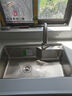九牧（JOMOO）不銹鋼拉絲水槽大容量洗菜盆洗碗池大單槽龍頭套餐75*45 02277 曬單實拍圖