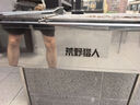 荒野獵人 WILD HUNTER戶外不銹鋼燒烤爐露營地烤肉架家用商用羊肉串庭院木炭爐 全不銹鋼烤爐22*80標配 曬單實拍圖