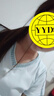 設(shè)計感撞色格子拼接V領(lǐng)棉質(zhì)短袖T恤女夏季新款甜辣風(fēng)修身顯瘦上衣 1048薄荷綠拼白色 L 【建議100-110斤】 曬單實拍圖