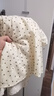UR2025秋季新款女裝法式波點(diǎn)蝴蝶結(jié)裝飾無袖連衣裙UWG750189 米白印花 S 曬單實(shí)拍圖