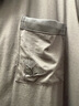 松山棉店【商場同款】睡衣女情侶家居服男士睡衣棉加莫代爾開衫套裝 男士-松枝刺繡-長城灰 XL （女士170，男士180） 曬單實拍圖