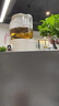 美的（Midea）花漾0膠水全玻璃全自動養(yǎng)生壺 辦公室多功能煮茶壺 燒水壺恒溫電熱水壺煮茶器花茶壺1L YS10B101 曬單實拍圖
