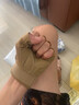 骉祥半指戰術(shù)手套男女戶(hù)外半截健身擼鐵騎行登山防滑短款露指迷彩單z 【半指】魅力黑 S 曬單實(shí)拍圖