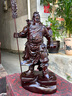 木雕招財關(guān)公財神像擺件實(shí)木工藝品武財神關(guān)二爺神像風(fēng)水供奉店鋪 黑檀木精雕關(guān)公高28厘米 曬單實(shí)拍圖
