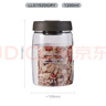 樂(lè)扣樂(lè)扣（LOCK&LOCK）按壓抽氣玻璃密封罐雜糧茶葉廚房干貨儲(chǔ)物罐奶粉罐1.2L灰色 曬單實(shí)拍圖