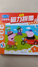 小豬佩奇兒童早教益智進階磁力拼圖書1階快樂交通專注力兒童禮物2-4-5-3-6歲益智玩具 曬單實拍圖