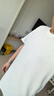 名創(chuàng)優(yōu)品（MINISO）華夫格短袖男夏季重磅潮流2025新款青少年休閑抗皺t恤 白 XL 曬單實(shí)拍圖