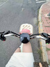 愛瑪電動車擋風被夏季防曬遮陽罩薄款防風擋雨夏季通用新款 B6卡通珠光白【防曬+防風+防污】  曬單實拍圖