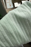 巴厘小豬新生兒嬰兒衣服夏季薄款睡衣綁帶和尚服男寶寶連體衣女寶哈衣 粉綠 73cm 曬單實拍圖