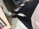 與狼共舞【桑蠶絲】休閑褲男士2025夏季親膚莫代爾透氣松緊褲頭九分褲4049 深灰015 30 曬單實(shí)拍圖