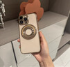 穹燃適用蘋果16promax手機(jī)殼新款磁吸支架iphone16pro硅膠全包防摔保護(hù)套15超薄透明時尚男女款 【玫瑰金】自帶9D鋼化鏡頭膜-U型隱形支架-揚(yáng)聲器 iPhone 16 pro 曬單實拍圖