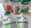 寶寶饞了 嬰幼兒果泥輔食吸吸袋兒童休閑寶寶零食水果泥6個月以上1歲 5袋果泥+1袋酸奶共 535g*1箱 曬單實拍圖