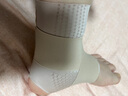 Jherz日本進口護腳踝繃帶護具輕薄防崴腳扭傷套男女韌帶腳腕傷后固定套 膚色【輕薄升級款】 L（一只） 曬單實拍圖