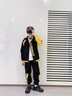 G.duck童裝男童秋裝套裝兒童衣服中大童春秋款防風(fēng)外套兩件套男孩運動(dòng)裝 黃色 160 建議150-160cm12-13歲cm 曬單實(shí)拍圖
