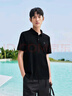 杰克·瓊斯（JACK&JONES）夏季新款無憂搭翻領(lǐng)polo衫男士涼感短袖衣服刺繡簡約百搭品牌男裝 黑色E40 2XL (190) 曬單實拍圖