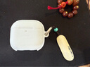 araree耳機(jī)保護(hù)套適用于蘋果AirPods藍(lán)牙耳機(jī)殼創(chuàng)意硅膠軟殼含掛鉤高質(zhì)感仿皮外殼韓國 AirPods 4白色(粘貼款) 曬單實拍圖