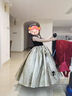思妙星女童禮服輕奢小眾高端鋼琴演奏小提琴主持人管樂團合唱指揮演出服 夜影蝶舞 140 曬單實拍圖