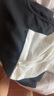 FitonTon吊帶背心女士華夫格打底內(nèi)搭寬肩帶無袖t恤遮副乳可外穿上衣夏黑 曬單實(shí)拍圖