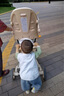 ANGI BABY遛娃神器輕便可折疊雙向嬰兒推車可坐可躺高景觀溜娃神車嬰兒車 香檳金【鋁合金車架+音樂餐盤】 鋁合金升級車架四輪減震溜娃神器 曬單實(shí)拍圖