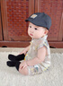G.DUCKKIDS小黃鴨周歲禮服男女寶寶抓周衣服夏季嬰兒夏裝中國風百日百天爬服 黃色+吊墜 66cm 66碼0-3月建議寶寶4-6公斤 曬單實拍圖