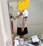 艾美琦美（AIMEIQIMEI）小個(gè)子連衣裙套裝裙子洋氣顯瘦2025夏季新款大碼女裝胖妹妹200斤 白色套裝 XL [建議120-140斤] 曬單實(shí)拍圖