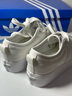 adidas NIZZA PLATFORM厚底增高運(yùn)動(dòng)帆布鞋男女阿迪達(dá)斯三葉草   白   38 曬單實(shí)拍圖