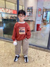 GUYN兒童衛衣套裝春秋款2025新款男孩小兒童秋季上衣寶寶秋裝運動(dòng)套裝 紅色套裝春秋款【上衣+褲子】 80 默認尺碼14 曬單實(shí)拍圖